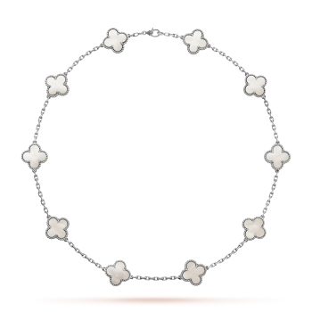 CLOVER NECKLACE 10 | PEARL