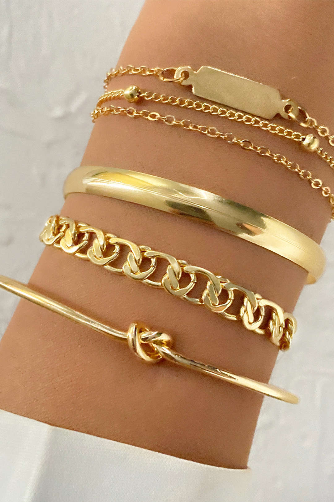PARIS ARM BAND SET | GOLD