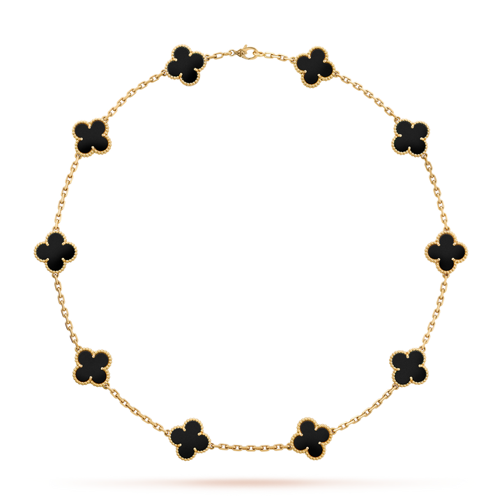 CLOVER NECKLACE 10 | ONYX