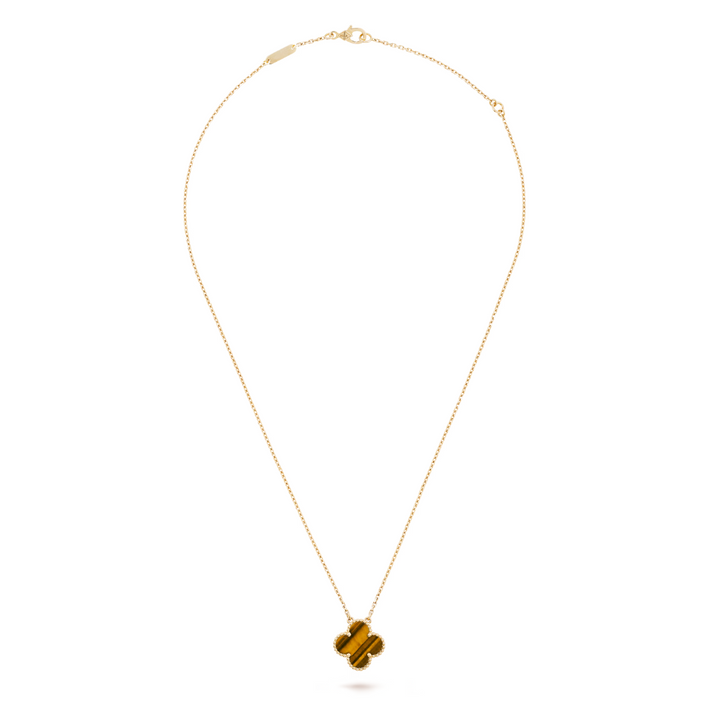 CLOVER NECKLACE | RED GOLD